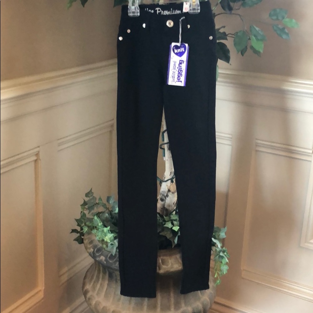 NWT Justice Girls 10 Slim Pants